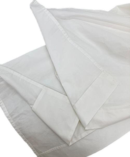 FRAY ID（フレイ アイディー）FRAY ID (フレイ アイディー) ボリュームスリーブシャツワンピ ホワイト サイズ:1の古着・服飾アイテム