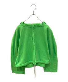 COMME des GARCONS（コムデギャルソン）の古着「プルオーバーパーカー」｜グリーン