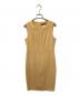 MaxMara（マックスマーラ）の古着「ノースリーブワンピース」｜イエロー