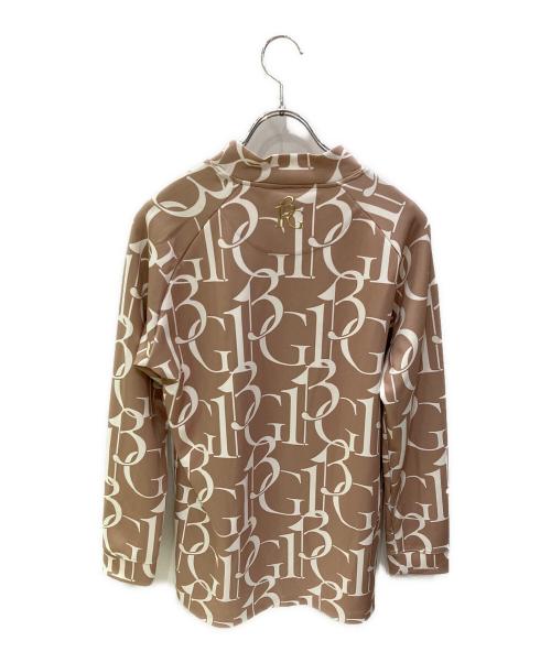 1piu1uguale3（ウノピュウノウグァーレトレ）1piu1uguale3 (ウノピュウノウグァーレトレ) モックネックカットソー ベージュ サイズ:Vの古着・服飾アイテム