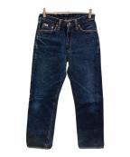 STUDIO D'ARTISAN&SAステュディオダルチザンアンドＳＡ）の古着「セルビッチデニムパンツ」｜インディゴ