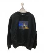 X-LARGE×NASエクストララージ×ナズ）の古着「クルーネックスウェット」｜ブラック
