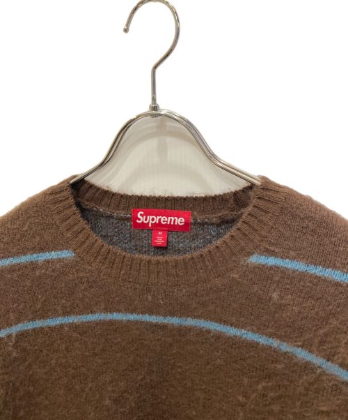 SUPREME（シュプリーム）SUPREME (シュプリーム) クルーネックニット ブラウン サイズ:Mの古着・服飾アイテム