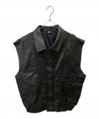 古着フルギ）の古着「レザーベスト」｜ブラック
