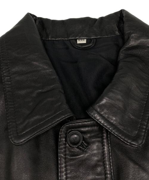 古着（フルギ）古着 (フルギ) レザーベスト ブラック サイズ:XXLの古着・服飾アイテム