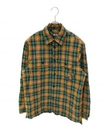 DIESEL（ディーゼル）の古着「チェックシャツ」｜ブラウン