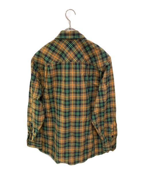 DIESEL（ディーゼル）DIESEL (ディーゼル) チェックシャツ ブラウン サイズ:Mの古着・服飾アイテム