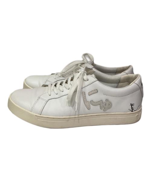 Brandalised（ブランダライズド）Brandalised (ブランダライズド) via SANGACIO (ヴィア・サンガチオ) ローカットスニーカー ホワイト サイズ:28.5cmの古着・服飾アイテム