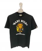 A BATHING APEア ベイシング エイプ）の古着「BABY MILO Tシャツ」｜ブラック