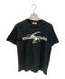 Aoi industry（イオインダストリー）の古着「刺繍Tシャツ」｜ブラック
