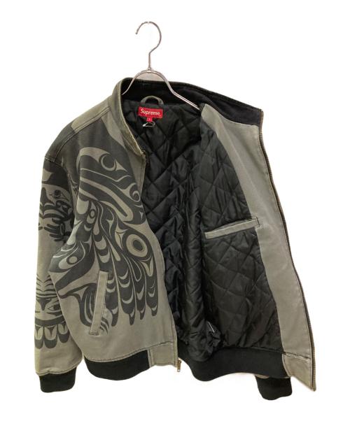 SUPREME（シュプリーム）SUPREME (シュプリーム) ジップアップジャケット グレー サイズ:Lの古着・服飾アイテム