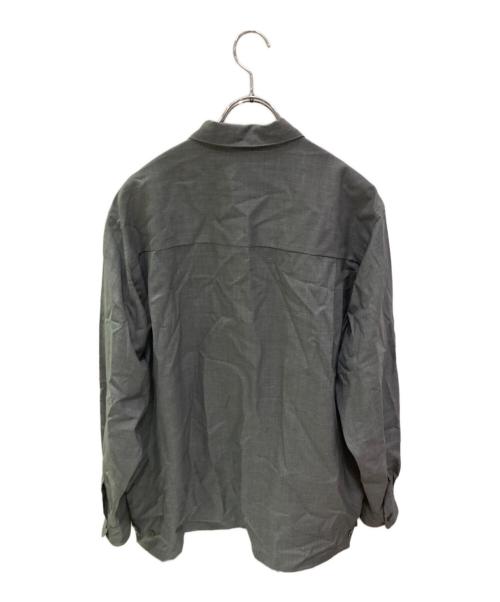 seya.（セヤ）seya. (セヤ) ウールシャツ グレー サイズ:3の古着・服飾アイテム