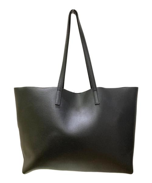 Saint Laurent Paris（サンローランパリ）Saint Laurent Paris (サンローランパリ) レザートートバッグ ブラックの古着・服飾アイテム