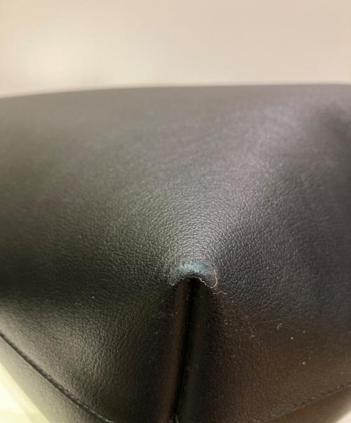 Saint Laurent Paris（サンローランパリ）Saint Laurent Paris (サンローランパリ) レザートートバッグ ブラックの古着・服飾アイテム