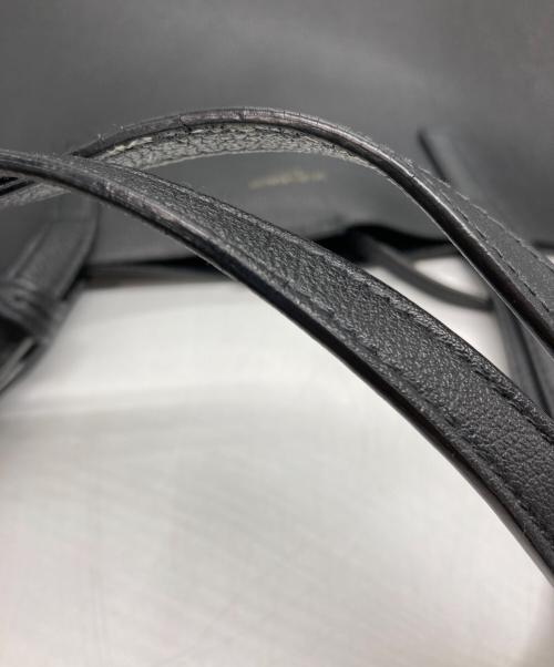 Saint Laurent Paris（サンローランパリ）Saint Laurent Paris (サンローランパリ) レザートートバッグ ブラックの古着・服飾アイテム