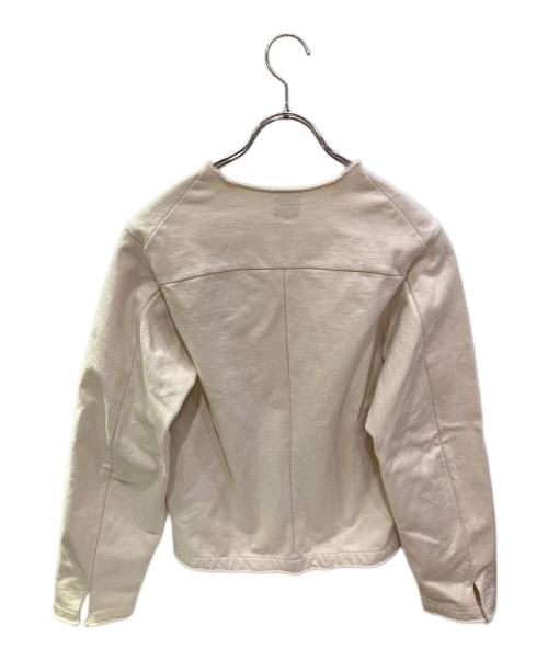 SUNSEA（サンシー）SUNSEA (サンシー) ノーカラースウェットジャケット ホワイト サイズ:2の古着・服飾アイテム
