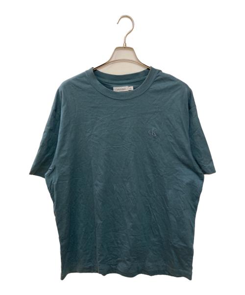 Calvin Klein（カルバンクライン）Calvin Klein (カルバンクライン) Tシャツ ブルー サイズ:Lの古着・服飾アイテム
