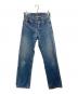 LEVI'S（リーバイス）の古着「［OLD］シンチバックセルビッチデニムパンツ」｜ブルー