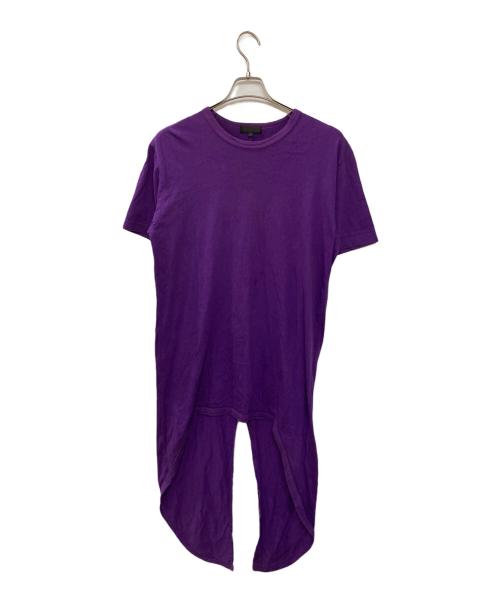 COMME des GARCONS HOMME（コムデギャルソン オム）COMME des GARCONS HOMME (コムデギャルソン オム) 変形カットソー パープル サイズ:Mの古着・服飾アイテム