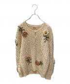 PINK HOUSEピンクハウス）の古着「ニットカーディガン」｜アイボリー