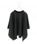 nell（ネル）の古着「ウールジャージーポンチョ」｜グレー