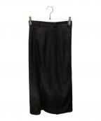 styling/×kei shirahataスタイリング×ケイシラハタ）の古着「バックラップサテンスカート」｜ブラック