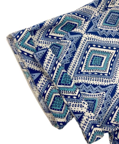 JANTZEN（ジャンセン）JANTZEN (ジャンセン) 50's 半袖総柄シャツ ブルー サイズ:Mの古着・服飾アイテム