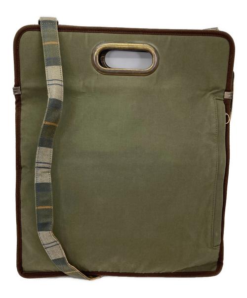 Barbour（バブアー）Barbour (バブアー) waccowacco (ワッコワッコ) 2WAYショルダーバッグ グリーンの古着・服飾アイテム
