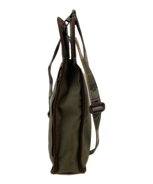 Barbour（バブアー）Barbour (バブアー) waccowacco (ワッコワッコ) 2WAYショルダーバッグ グリーンの古着・服飾アイテム