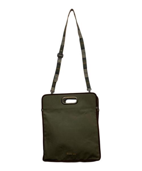 Barbour（バブアー）Barbour (バブアー) waccowacco (ワッコワッコ) 2WAYショルダーバッグ グリーンの古着・服飾アイテム