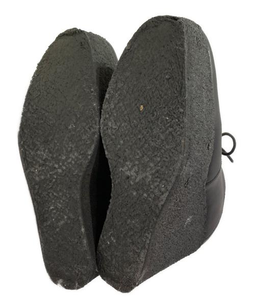 CELINE（セリーヌ）CELINE (セリーヌ) プラットフォームシューズ ブラック×ホワイト サイズ:38の古着・服飾アイテム