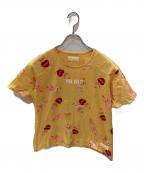 PINK HOUSEピンクハウス）の古着「キューピー プリントTシャツ」｜イエロー