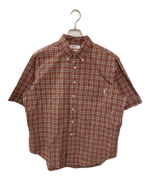 Gymphlex（ジムフレックス）Gymphlex (ジムフレックス) 半袖シャツ ブラウン サイズ:Mの古着・服飾アイテム