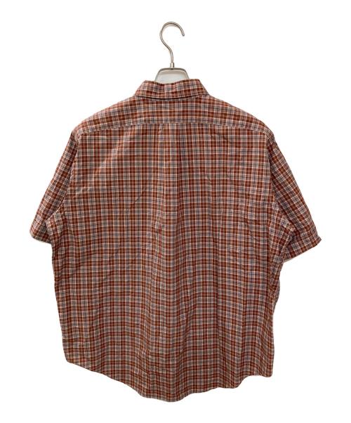 Gymphlex（ジムフレックス）Gymphlex (ジムフレックス) 半袖シャツ ブラウン サイズ:Mの古着・服飾アイテム