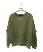 POLO RALPH LAURENポロ・ラルフローレン）の古着「90's ヴィンテージスウェット」｜グリーン