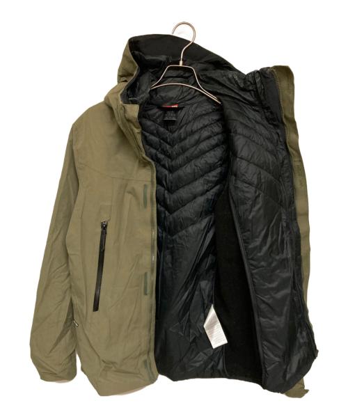MILLET（ミレー）MILLET (ミレー) 3イン1 ライナー付きマウンテンパーカー オリーブ サイズ:Sの古着・服飾アイテム
