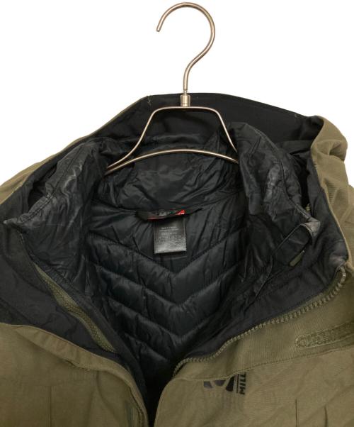 MILLET（ミレー）MILLET (ミレー) 3イン1 ライナー付きマウンテンパーカー オリーブ サイズ:Sの古着・服飾アイテム