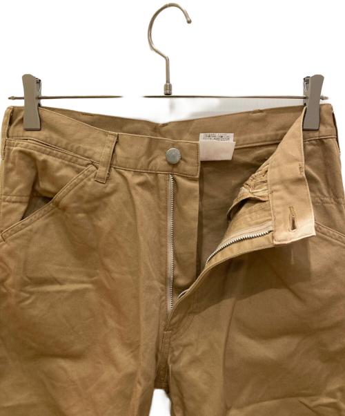 PINK HOUSE（ピンクハウス）PINK HOUSE (ピンクハウス) キューピー刺繍ワッペンペインターパンツ ブラウン サイズ:Mの古着・服飾アイテム