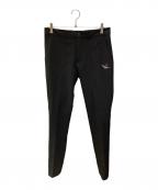 1piu1uguale3ウノピュウノウグァーレトレ）の古着「ロゴゴルフパンツ」｜ブラック
