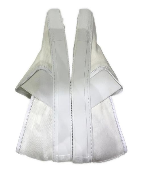 PHILIPPE MODEL（フィリップ モデル）PHILIPPE MODEL (フィリップ モデル) ダメージ加工スリッポン ホワイト サイズ:42の古着・服飾アイテム