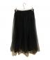 E by eclat (イーバイエクラ) 大人チュールスカート ブラック サイズ:38：7000円