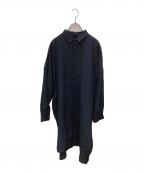 journal standard luxeジャーナルスタンダード ラックス）の古着「40リネン チュニックシャツ」｜ネイビー