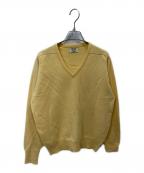 WILLIAM LOCKIEウィリアムロッキー）の古着「Vネックニット」｜イエロー