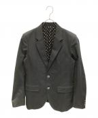 WACKO MARIAワコマリア）の古着「裏地ドットテーラードジャケット」｜ブラック