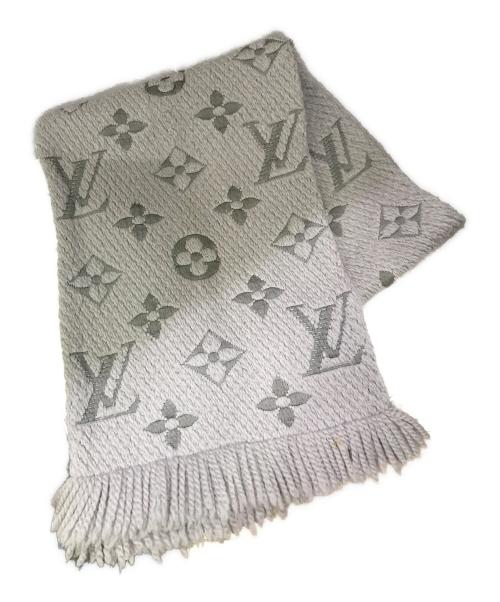LOUIS VUITTON（ルイ ヴィトン）LOUIS VUITTON (ルイ ヴィトン) エシャルプ・ロゴマニア グレーの古着・服飾アイテム