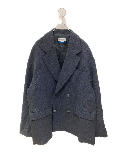 MAISON SPECIAL（メゾンスペシャル）MAISON SPECIAL (メゾンスペシャル) ツイードプライムオーバーテーラードジャケット ネイビー サイズ:01の古着・服飾アイテム