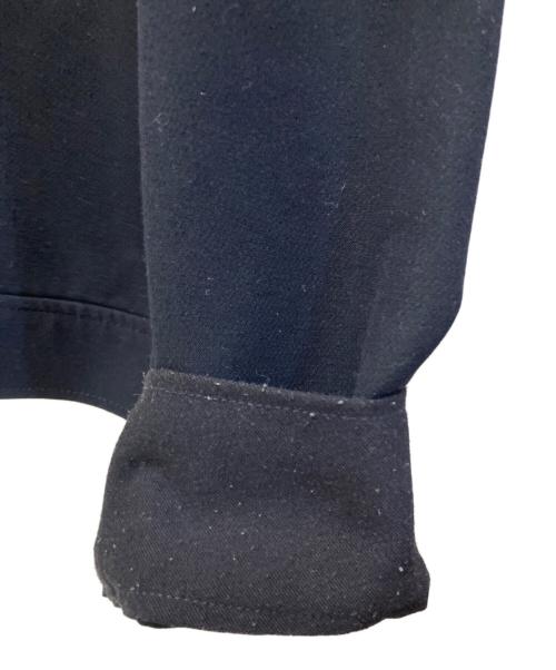 YSTRDY'S TMRRW（イエスタデイズトゥモロウ）YSTRDY'S TMRRW (イエスタデイズトゥモロウ) ギャバジンロデオシャツ ネイビー サイズ:Lの古着・服飾アイテム