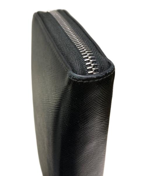 PRADA（プラダ）PRADA (プラダ) サフィアーノ ロングウォレット ブラックの古着・服飾アイテム