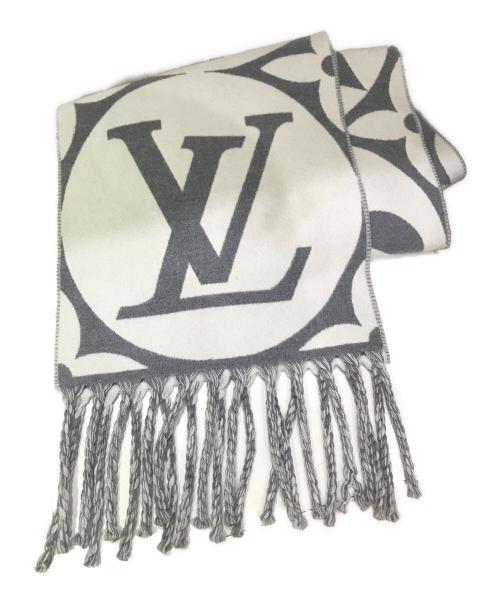 LOUIS VUITTON（ルイ ヴィトン）LOUIS VUITTON (ルイ ヴィトン) マフラー グレーの古着・服飾アイテム