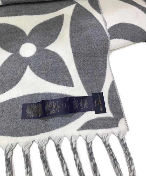 LOUIS VUITTON（ルイ ヴィトン）LOUIS VUITTON (ルイ ヴィトン) マフラー グレーの古着・服飾アイテム
